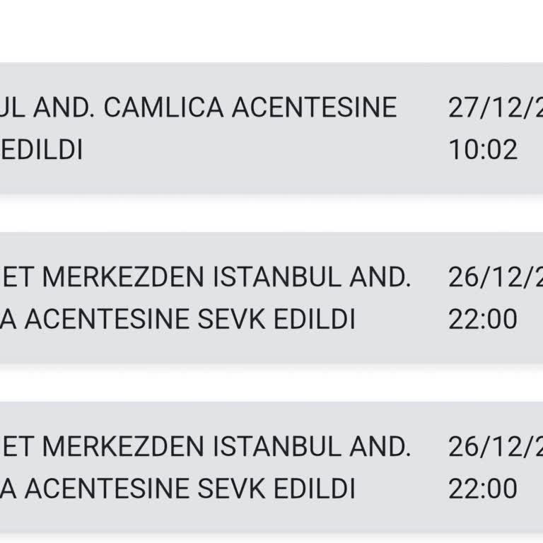 Kuryenet Çamlıca Şubesi: Teslimat Sorunu