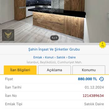 Şahin İnşaat Ve Şirketler Grubu Şikayeti
