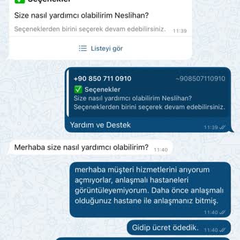Anlaşmalı Hastane Listesi Ve Müşteri Hizmetleri Sorunu