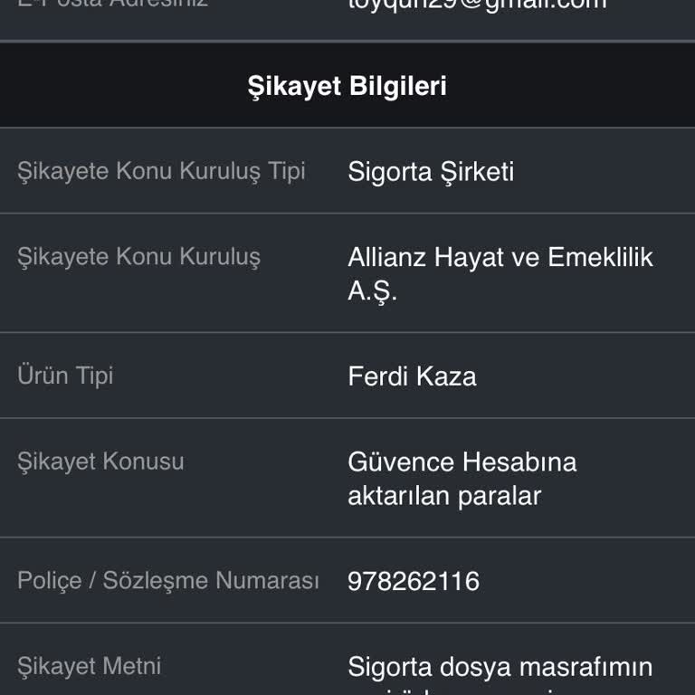 Sigorta İadesi İçin Müşteri Hizmetlerine Ulaşamıyorum