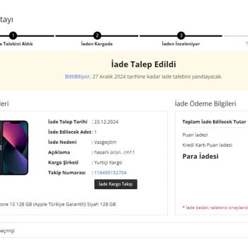 Arızalı İphone 13 Ve İade Sürecinde Yaşanan Sorunlar