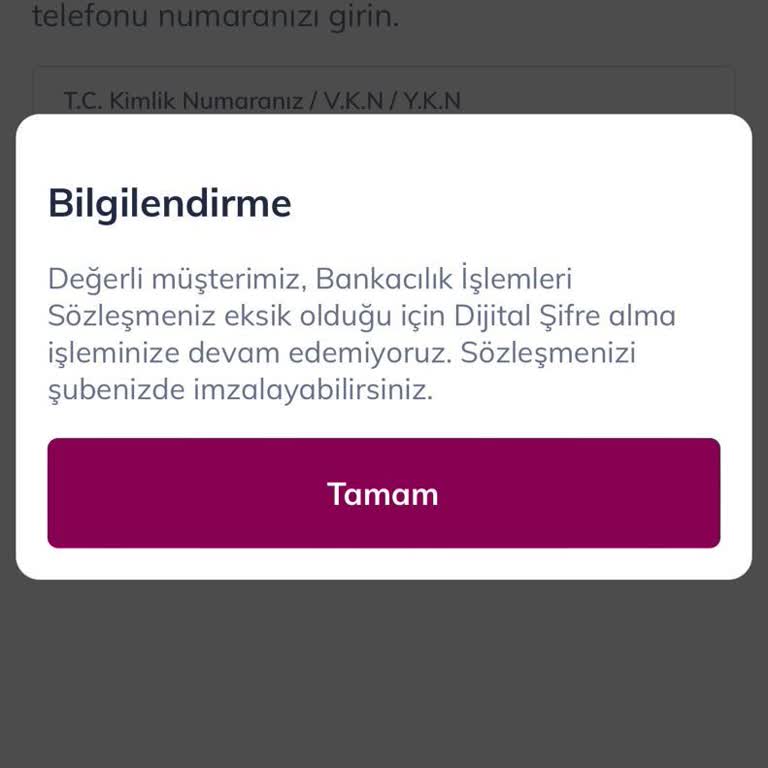 Dijital Şifre Alınamıyor: Online Kredi Sürecinde Şube Zorunluluğu