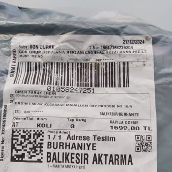 Yanlış Ürün Gönderimi Ve İade Sorunu