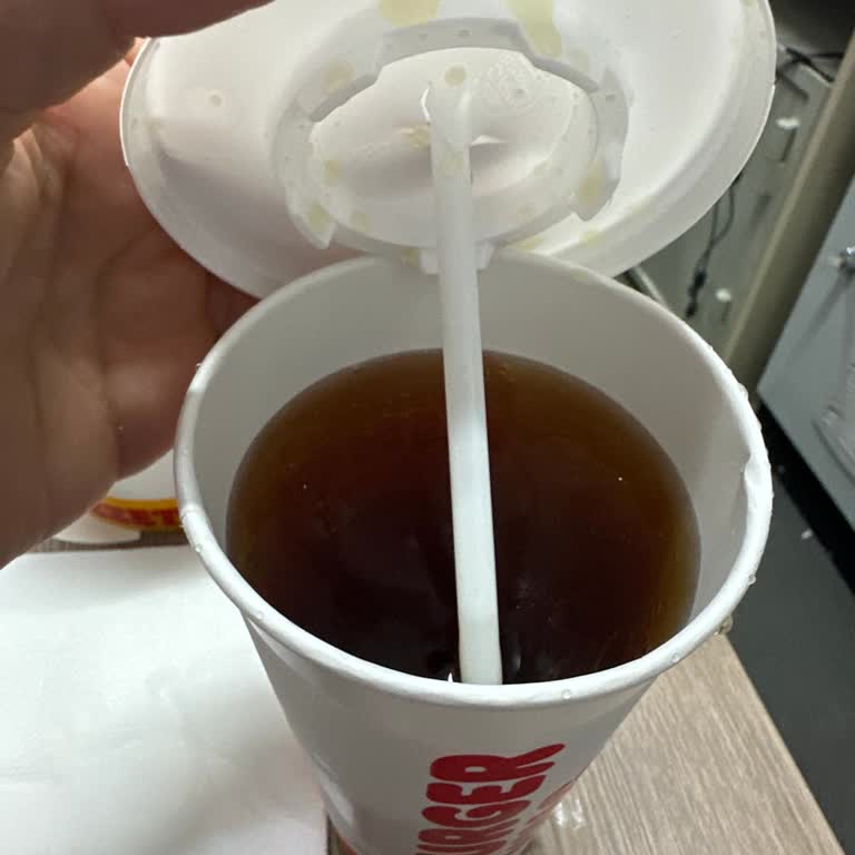 Burger King Drink Smelled Like Plastic and Burger Was Undercooked