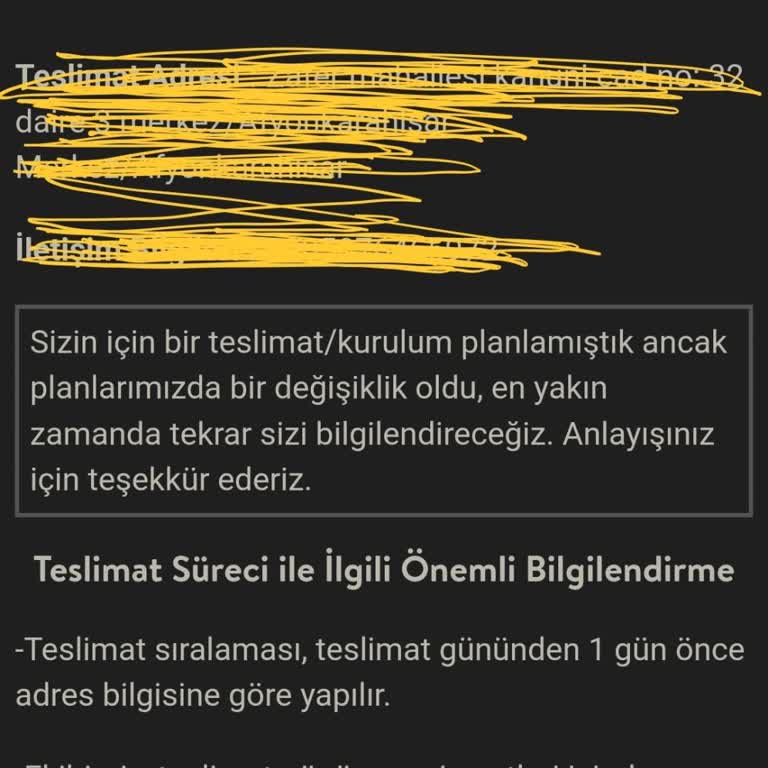 Teslimat Sürecinde Yaşanan Sorunlar Ve Müşteri Hizmetleri İlgisizliği