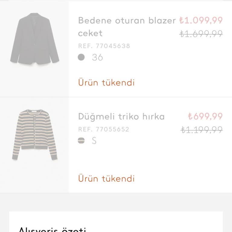 Stokta Olmayan Ürünler İçin Bekletildim