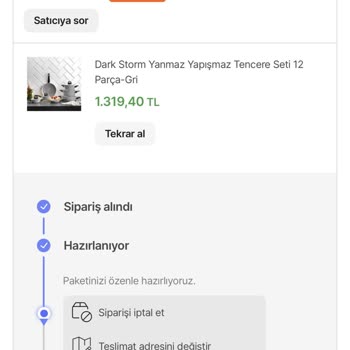 Hepsiburada Siparişi İptal Ediyor