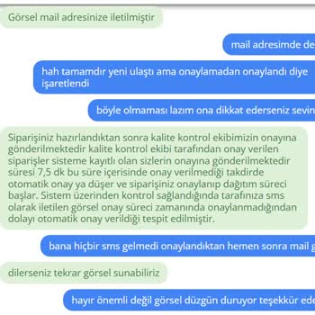 Taze Çiçek'te Sipariş Ve Onay Sürecinde Yaşanan Sorunlar