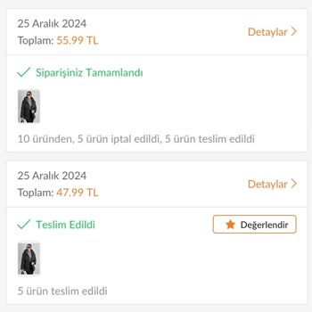 Yanlış Ürün Teslimatı Ve İptal Edilen Siparişler