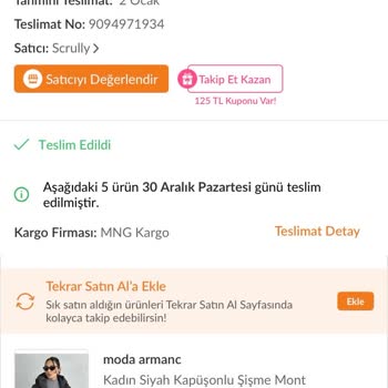 Yanlış Ürün Teslimatı Ve İptal Edilen Siparişler