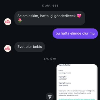 Sipariş Durumu Ve İletişim Sorunu