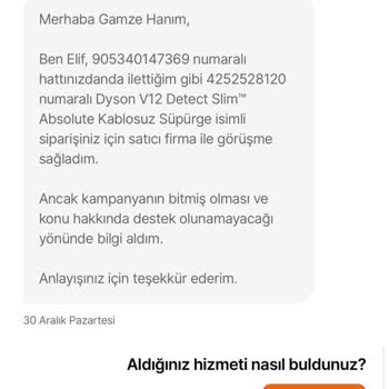 Eksik Ürün Teslimatı Ve Müşteri Hizmetleri Sorunu