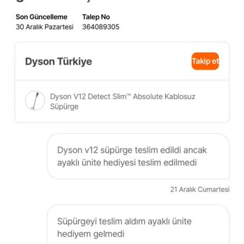 Eksik Ürün Teslimatı Ve Müşteri Hizmetleri Sorunu