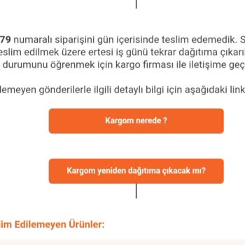 Teslim Edilmeyen Kargo Ve Yanıltıcı Bilgilendirme