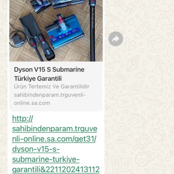 Sahte Dyson Süpürge Satışına Dikkat!