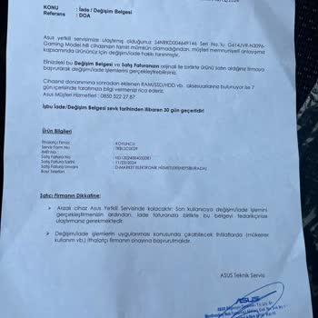 Hepsiburada'da DOA Raporu Ve İade Sürecinde Yaşanan Sorunlar