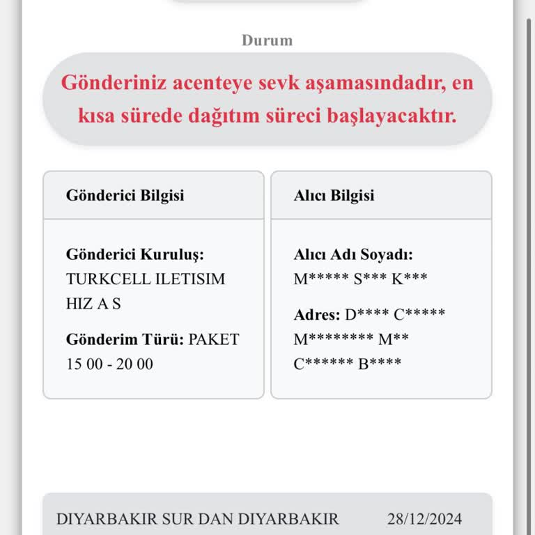 Kuryenet Diyarbakır'da Kayıp Adres Ve İletişimsizlik Sorunu