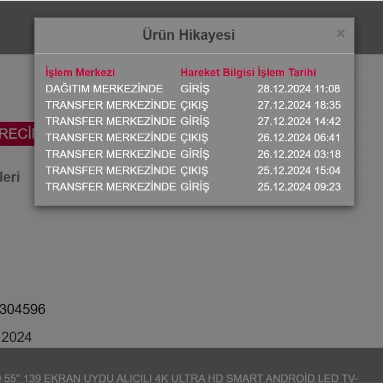 Vestel Televizyonumun Teslimatında Horoz Lojistik Sorunu