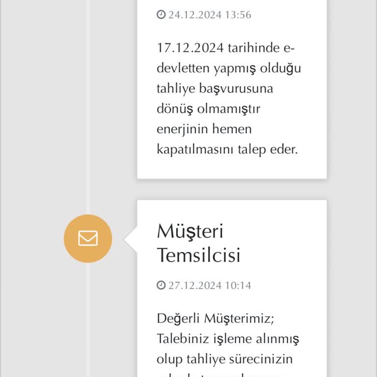 Sözleşme Feshi Başvurusunun Gecikmesi Ve Elektrik Kesintisi Sorunu