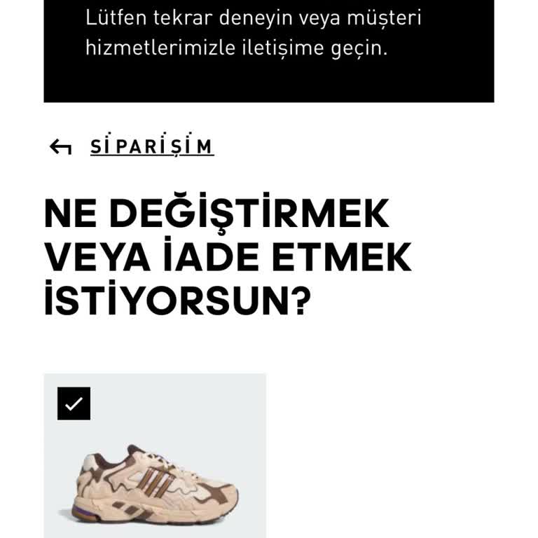 Teknik Arıza Nedeniyle Ürün Değişim Sorunu