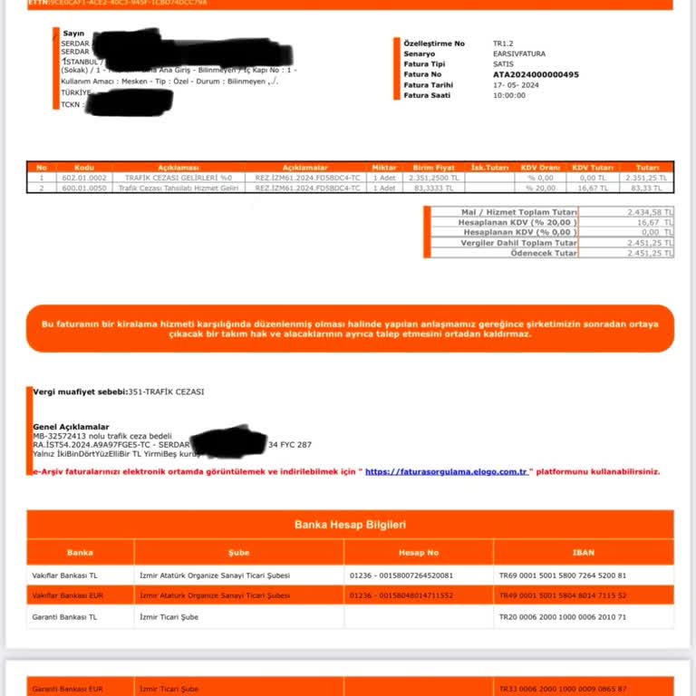 Double Charge Issue for Traffic Penalty at Sixt Rent a Car, Istanbul Airport