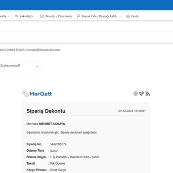 Otoparcax.com'dan Sipariş Sonrası Sessizlik