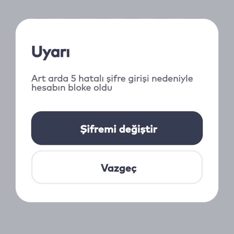 İstanbulkart Şifre Blokesi Sorunu