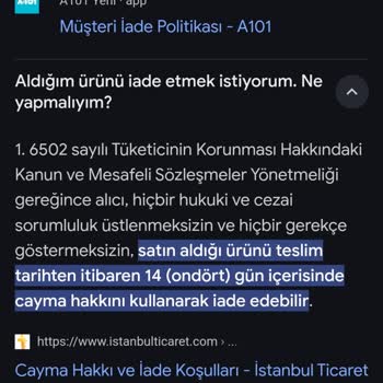İade Talebine Ret: Sinbo Değirmeni Sorunu