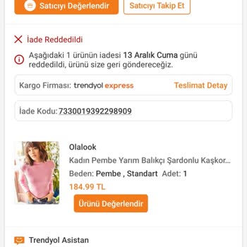 Trendyol Kargo Ve İade Sürecinde Yaşanan Sorunlar