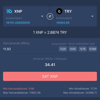 Bitexen'de XNP Coin Mağduriyeti