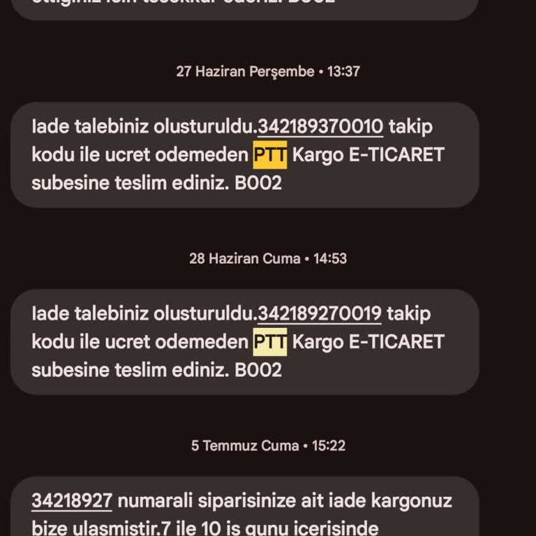 İade Sürecindeki Aksaklıklar Ve Yanlış Ürün Gönderimi