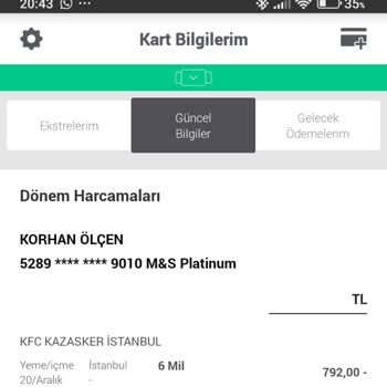 KFC Mobil Uygulama Hatası Ve İade Sorunu