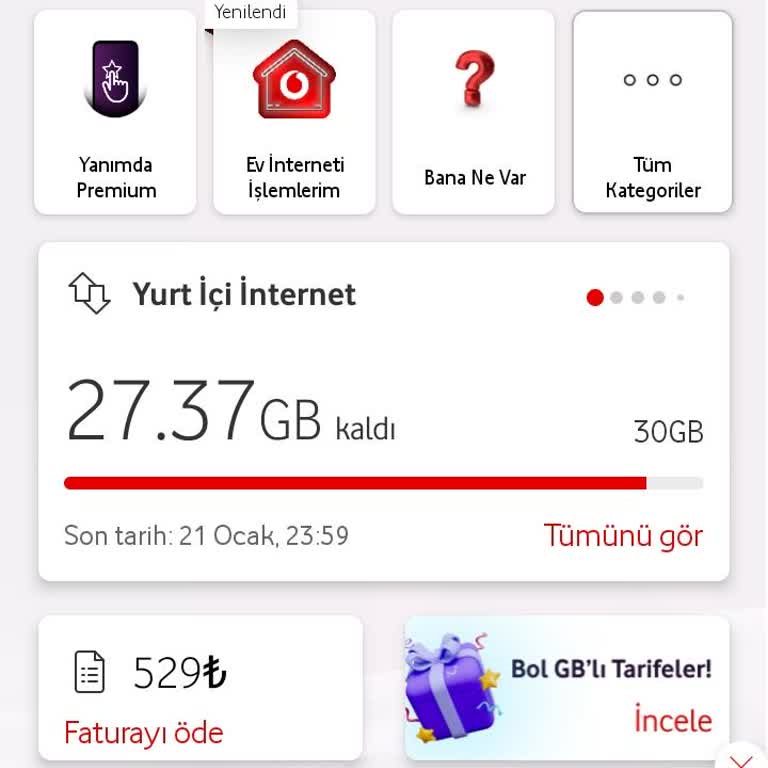 Vodafone Sosyal Paket Sorunu: Youtube Verisi Tüketiyor