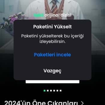 Tabii Premium Üyeliği İle İzleme Sorunu