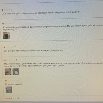 Kötü Hizmet Ve Yanlış Ürün Gönderimi İle Mağduriyet