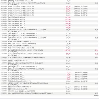İade Tutarlarının Hesaba Yansıtılmaması Sorunu