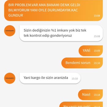 Eksik Ürün Ve Satıcı İlgisizliği