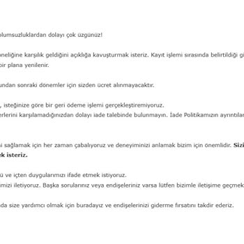Abonelik Ücretlendirmesi Ve İletişim Sorunları