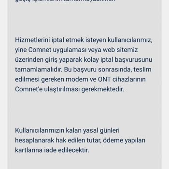 Ön Ödemeli İnternet Hizmeti Geri Ödeme Sorunu