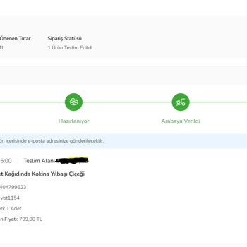 Çiçek Sepeti'nde Teslimat Sorunu Ve Müşteri Hizmetleri Eksikliği