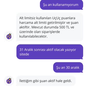 Uçuş Puanlarında Ani Limit Değişikliği Mağduriyeti