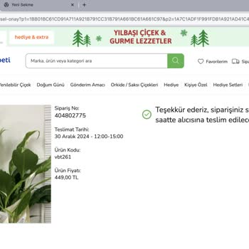 Yanıltıcı Çiçek Gönderimi: Beklentilerin Altında Teslimat