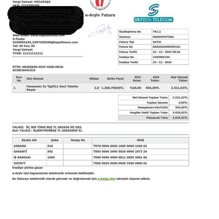 Yanlış Fatura Başlığı Ve Çözüm Sürecindeki Tutarsızlık