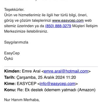 Ödeme Gecikmesi Ve Müşteri Hizmetleri İlgisizliği