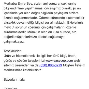 Ödeme Gecikmesi Ve Müşteri Hizmetleri İlgisizliği