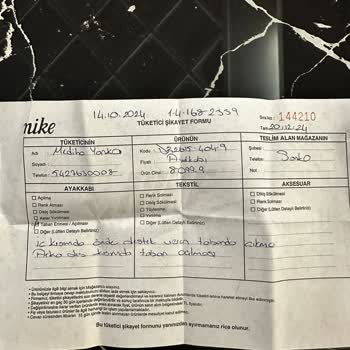 Nike Ayakkabıda Kalitesizlik Ve Müşteri Hizmetleri Sorunu