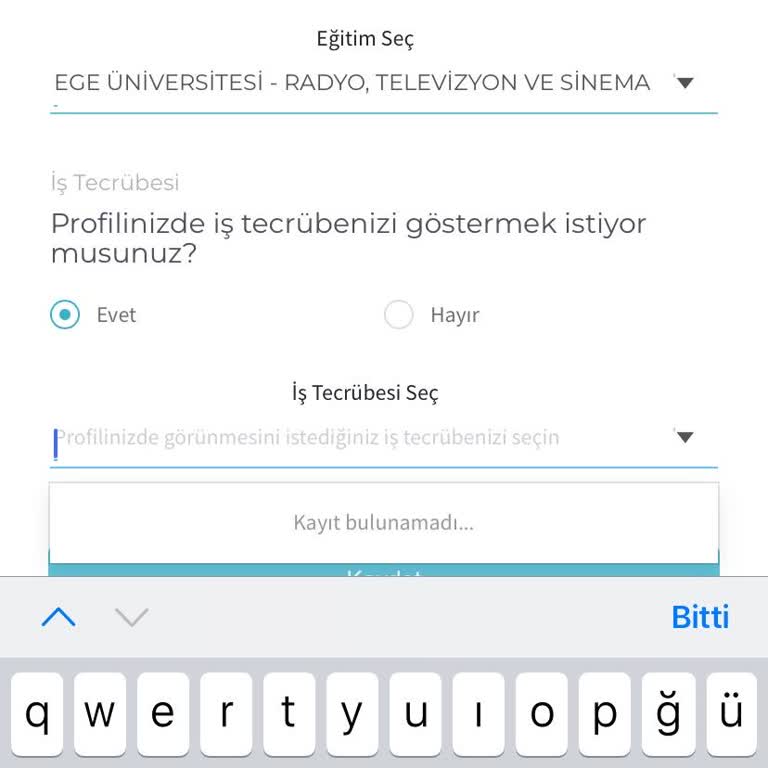 E-İnsan Uygulamasında Profil Görüntüleme Sorunu