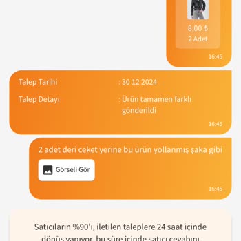 Yanlış Ürün Gönderimi: Deri Ceket Yerine Çorap