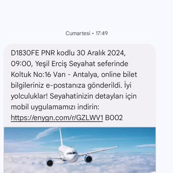 Yeşil Erciş Seyahat'te Bilgilendirmesiz Sefer İptali