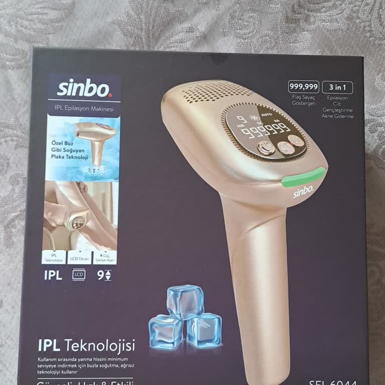 Sinbo IPL Epilasyon Makinesi Kullanımında Sorun Ve Müşteri Hizmetleri Deneyimi